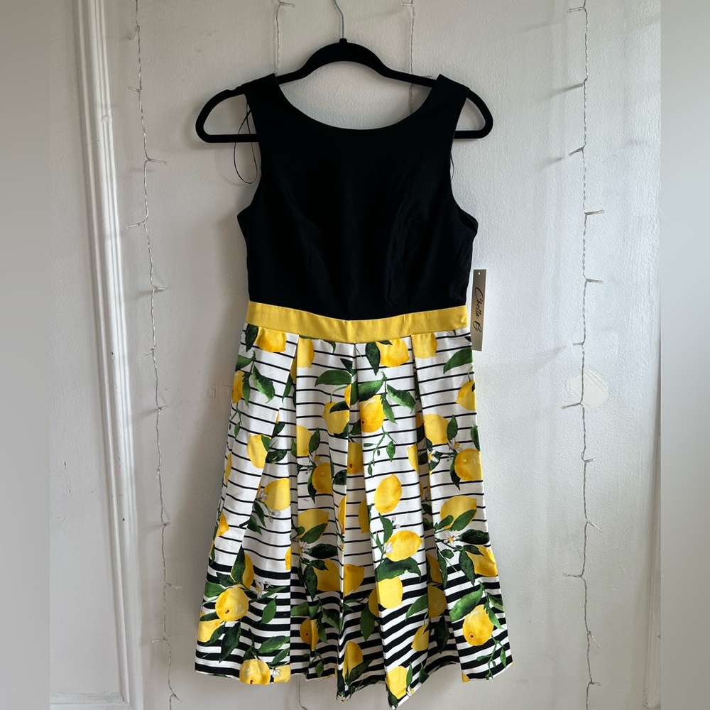 Chetta B Lemon Dress NWT
